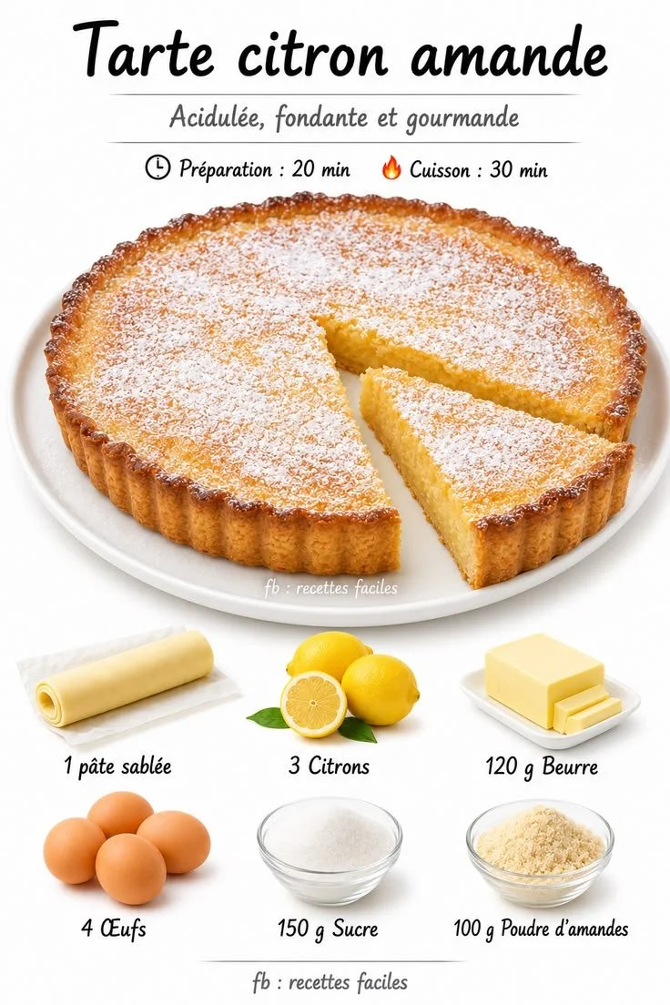 Lemon Almond Tart
