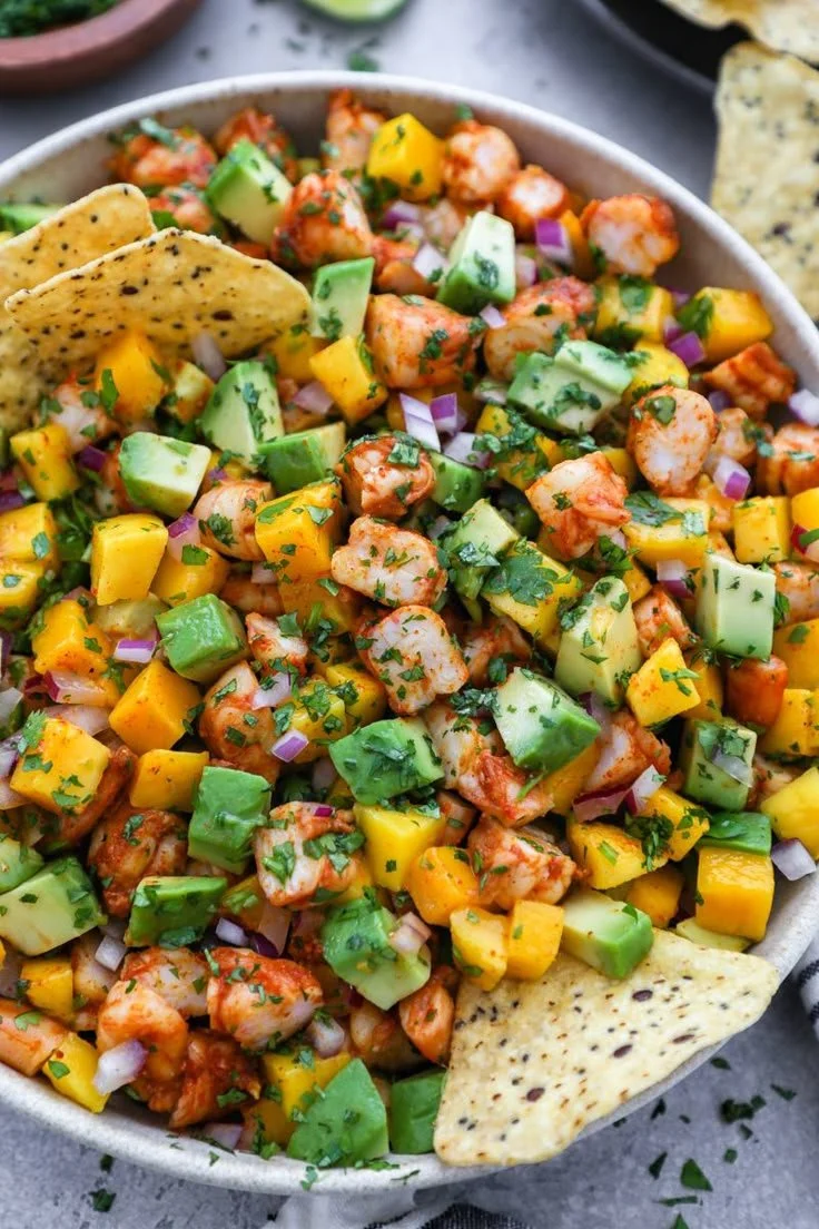 Mango Avocado Shrimp Salad