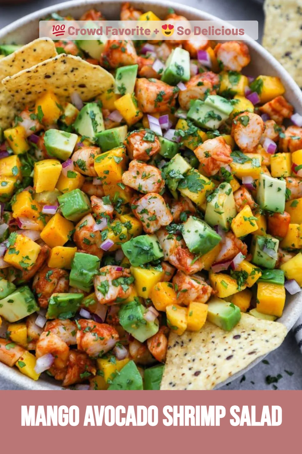 Mango Avocado Shrimp Salad