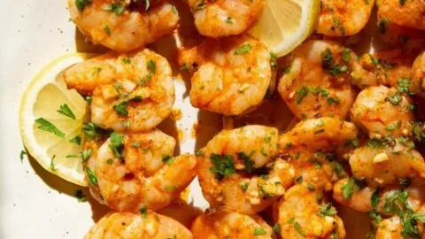 Oven Baked Shrimp Skewers