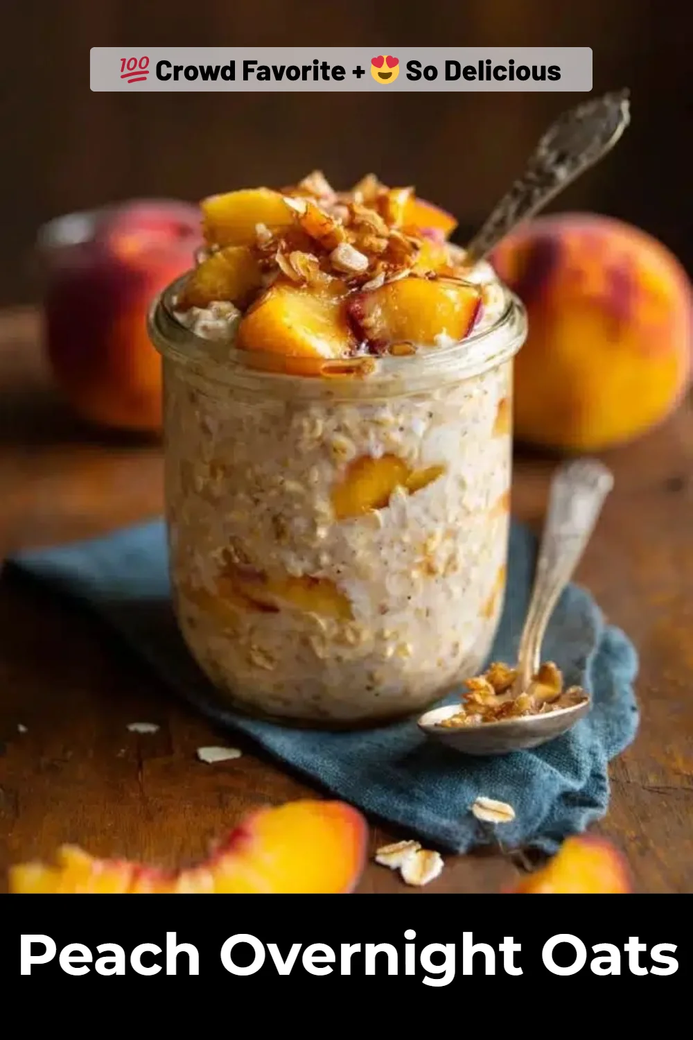 Peach Overnight Oats