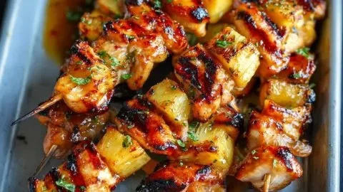 Pineapple Chicken Kabobs Recipe