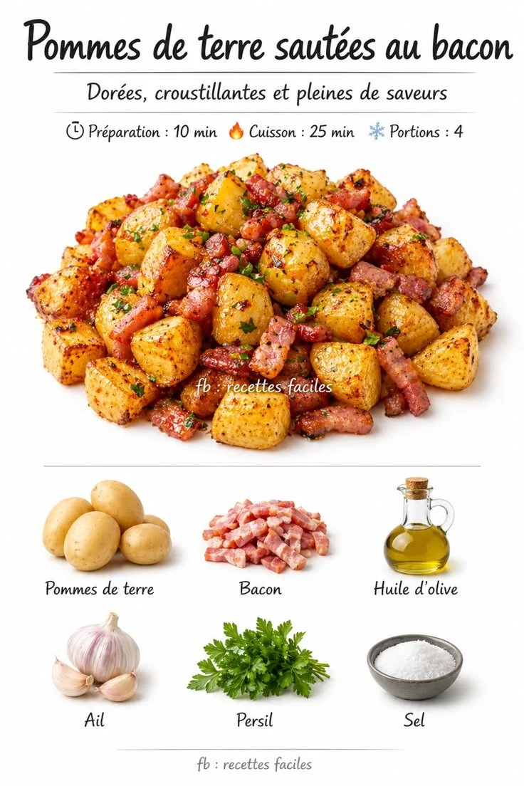 Sautéed Potatoes with Bacon