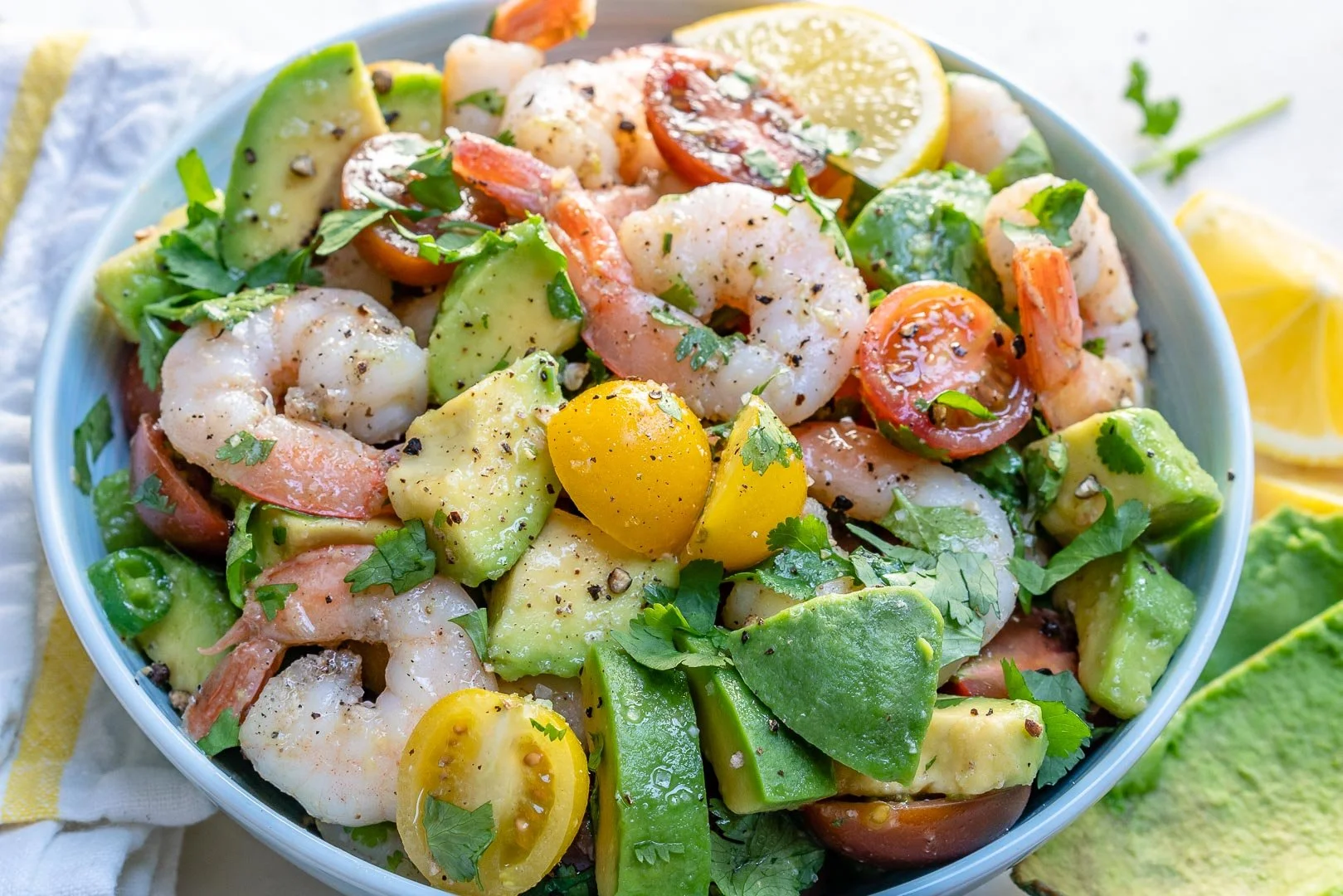 Shrimp + Avocado + Tomato Salad