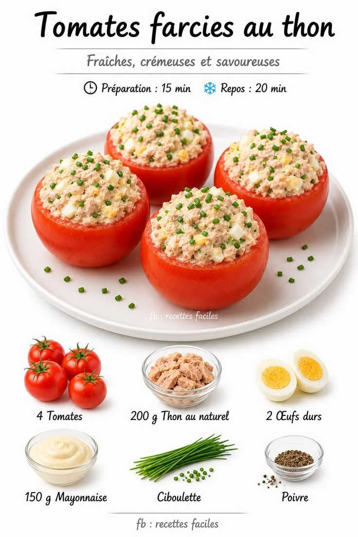 Stuffed Tomatoes with Tuna