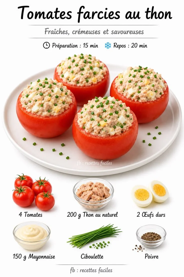 Stuffed Tomatoes with Tuna