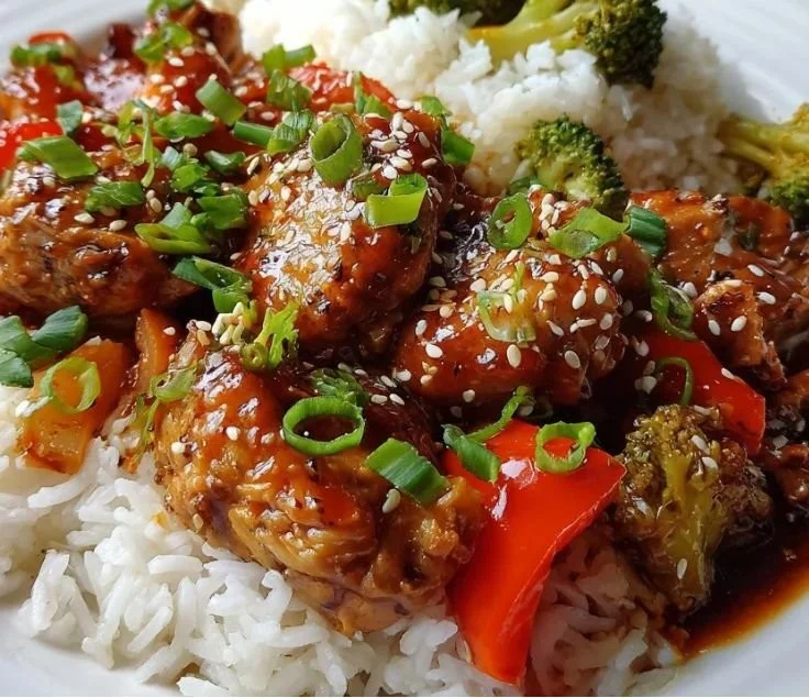 Sweet Chili Chicken and Rice Bowls