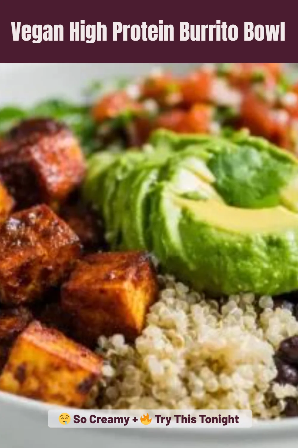Vegan High Protein Burrito Bowl