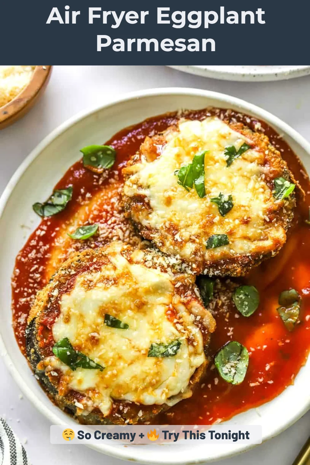 Air Fryer Eggplant Parmesan