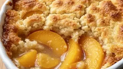 Easy Canned Peach Cobbler Recipe: Delightfully Simple!