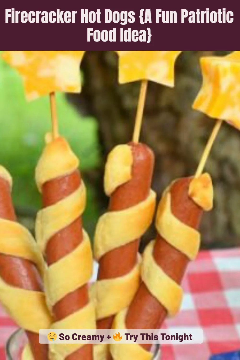 Firecracker Hot Dogs {A Fun Patriotic Food Idea}