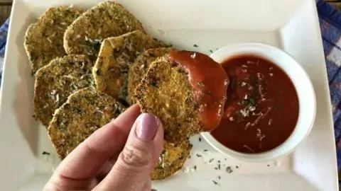 Healthy Baked Crispy Eggplant