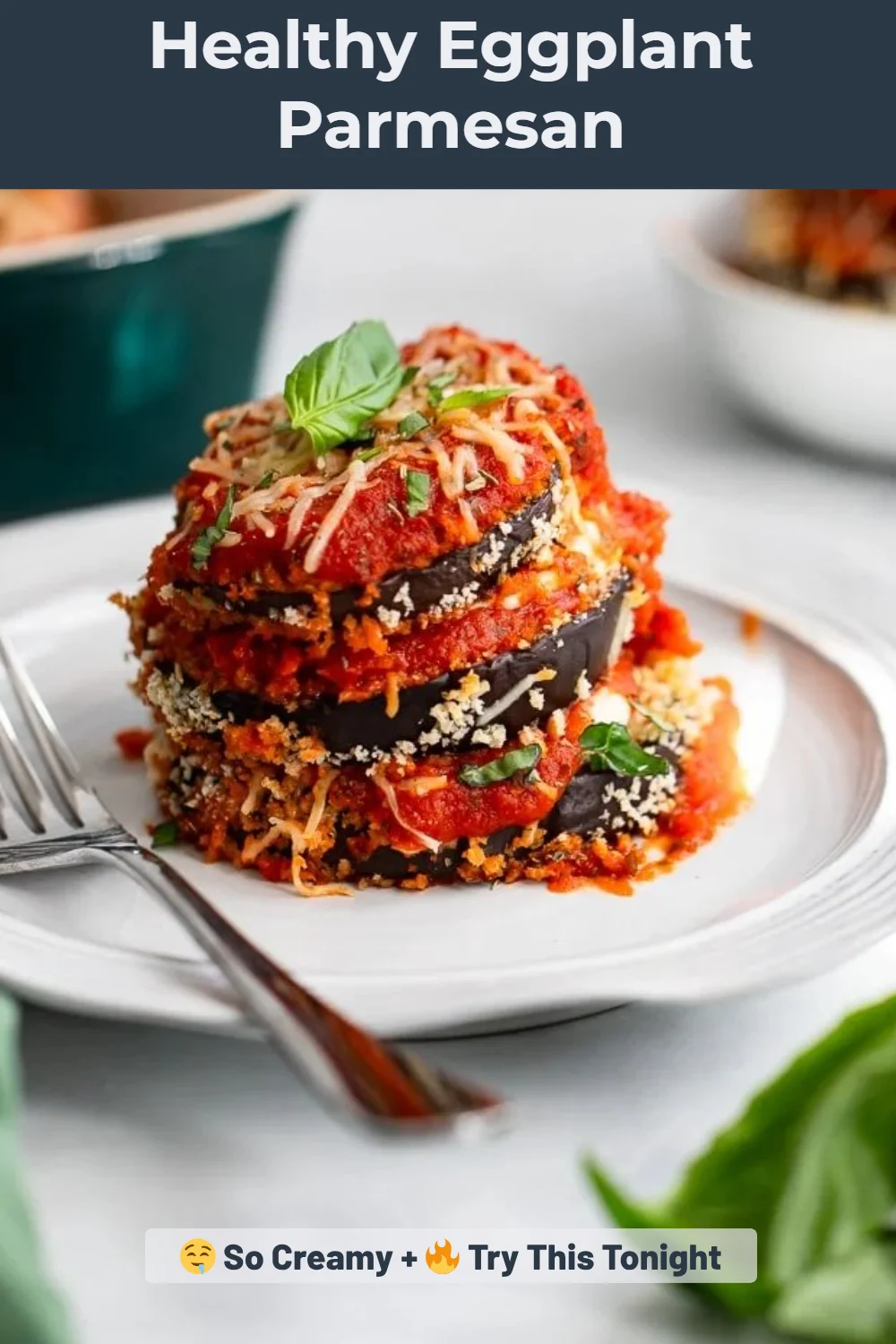 Healthy Eggplant Parmesan