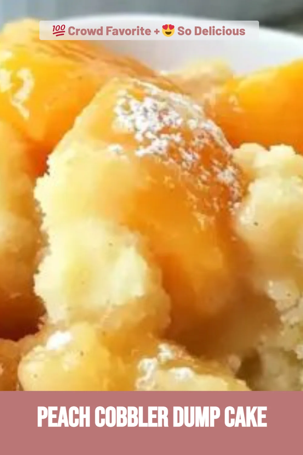 Peach Cobbler Dump Cake