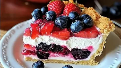 Red White & Blue Mixed Berry Yum Yum: A No-Bake Treat to Love