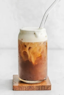 Sweet Cream Cold Foam topping on a beverage